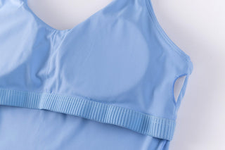 Halo Halter Neck - Sky Blue