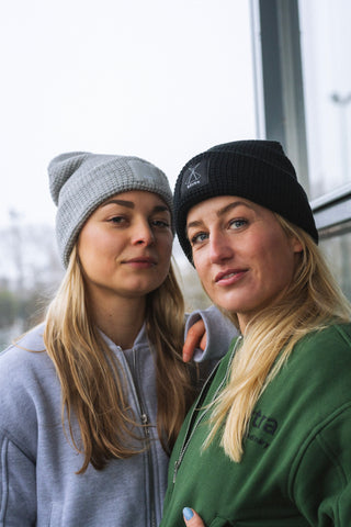 Waffle Beanie - Black