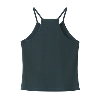 Ribbed Crop Top - Enchanted Green