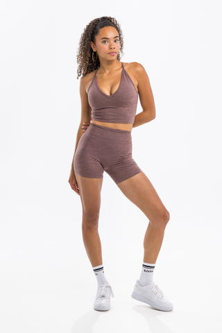 Curve Sculpt Short - Chocolate Heather
