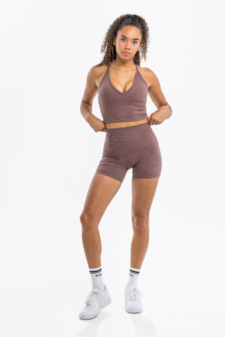 Curve Sculpt Short - Chocolate Heather