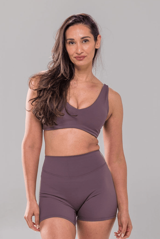Silhouette Short - Cacao Plum
