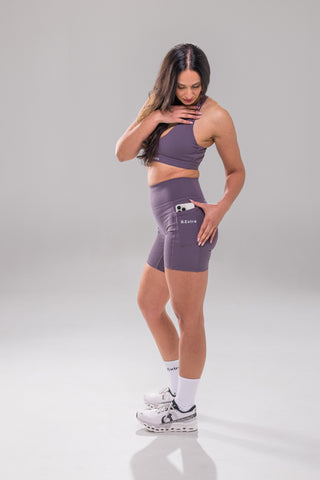 Motion Pocket Pro Short - Mulled Plum