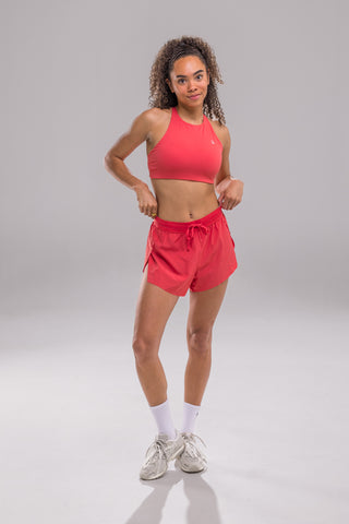 Halo Short Mid|High Rise  - Papaya