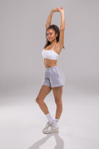 Heavy Blend Jogger Short - Heather Grey
