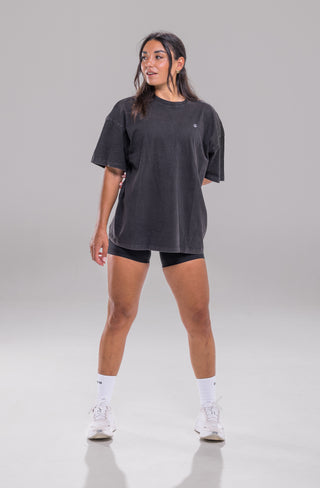 Reign Cotton Tee - Vintage Black