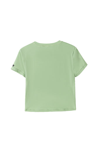 NAK-D Cropped Tee  - Greenery