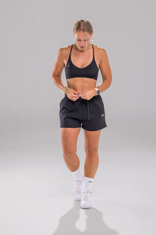 Sundown Cotton Jogger Short - Black
