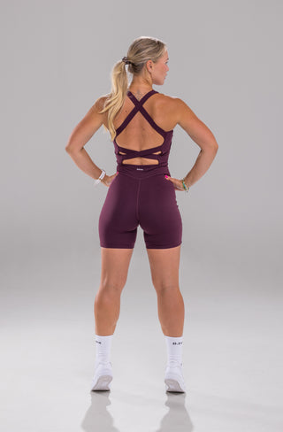 Élan Bodysuit - Cherry Lacquer