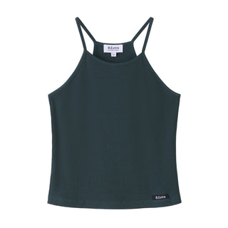 Ribbed Crop Top - Enchanted Green