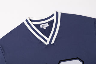 Varsity Tee - Blue Pop