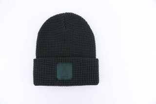 Waffle Beanie - Night Green