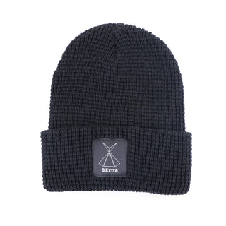 Waffle Beanie - Black