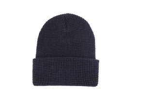 Waffle Beanie - Black