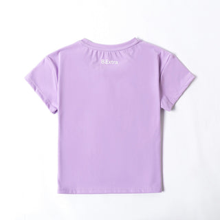 Noa Cropped Tee - Frosted Orchid