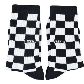 Classic Socks - Checkered Black