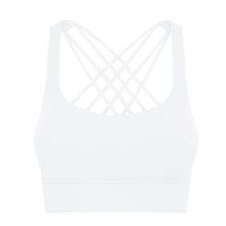 Valerie Sports Bra - White