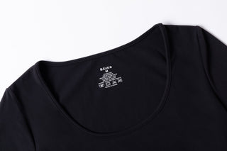 Scoop Neck Top - Black Funxtion X