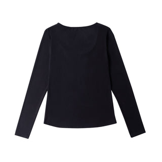 Scoop Neck Top - Black Funxtion X